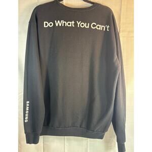 Samsung promo "Do What You Can’t" long sleeve black sweatshirt size LARGE